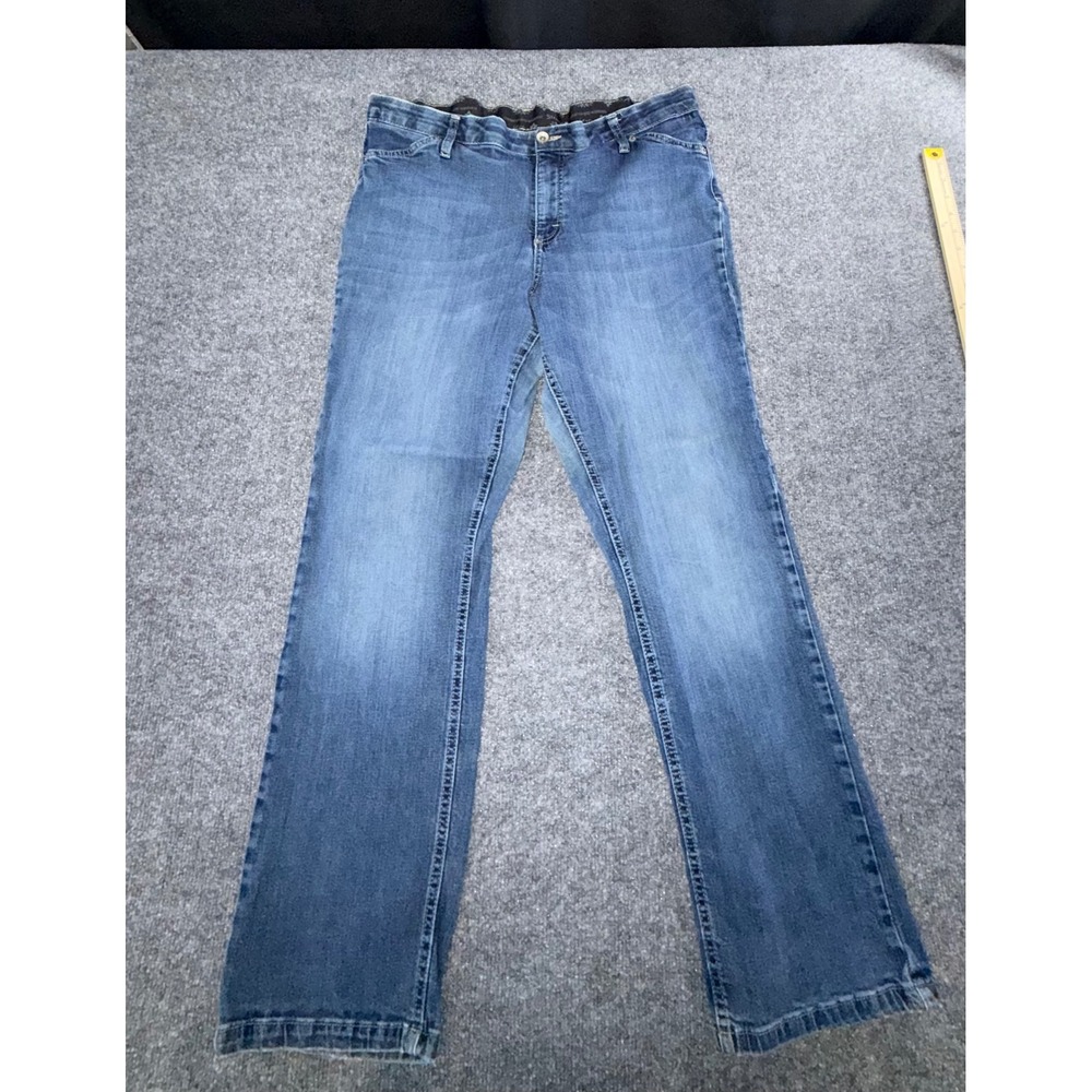 Merona Womens 18R Bootcut Jeans Medium Wash Comfort No Gap Stretch Denim
